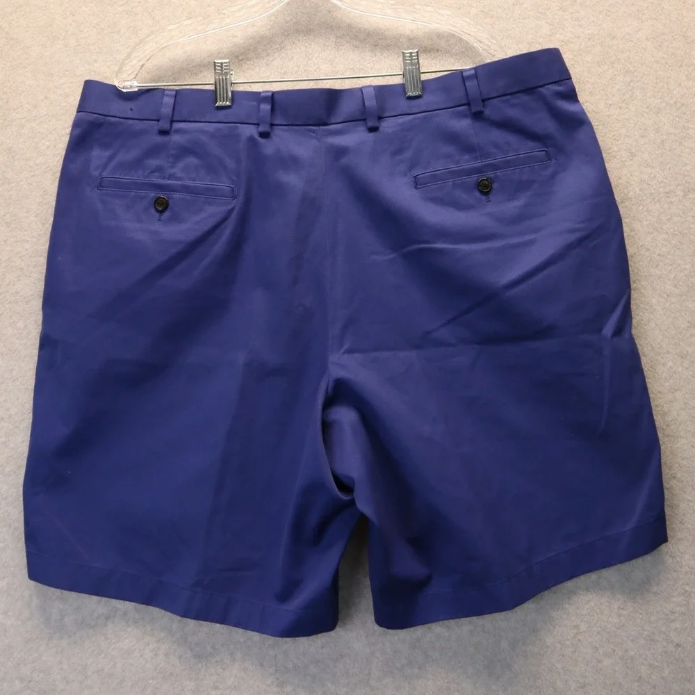 Brooks Brothers Shorts‎ Mens 42 Lightweight Advantage Chino Golf Flat Front Blue
